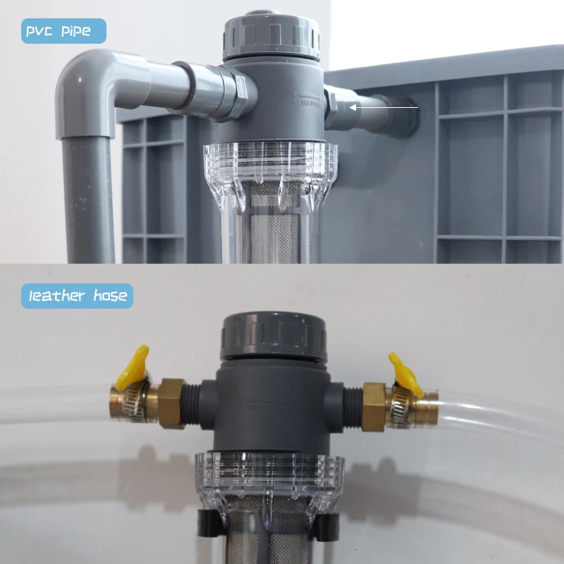 Fish tank fish toilet Full transparent fish waste collector Aquarium drainage collector Automatic cleaning filter 250613