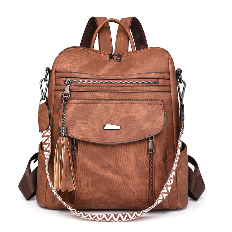 High quality brand high-quality new free designer bag 2025 cross-border trend PU women's backpack leisure multifunctional wholesale new free desi
