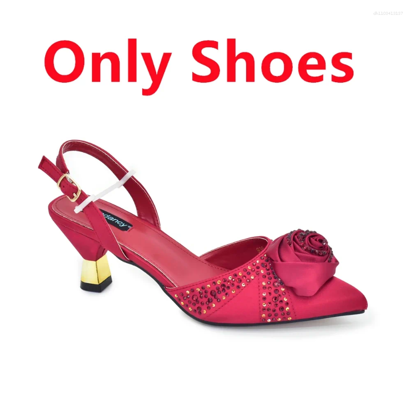 Dress Shoes Design Shoe And Bag Set For Party In Women Nigerian African Bags Wedding Luxury Elegant Pumps