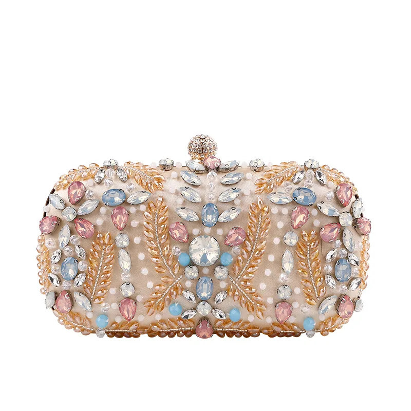 Womens Evening Bag Bridal Clutch Party Wedding Female chain shoulder Purse Bags Crystal Handbags 250614
