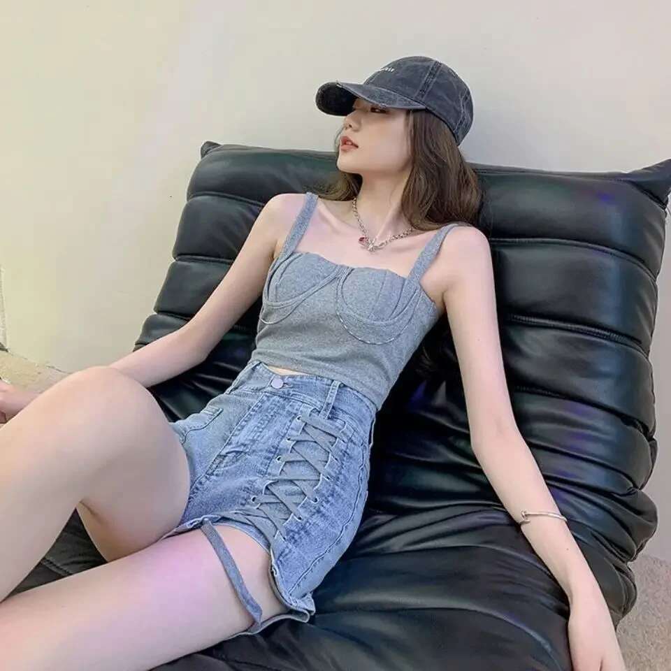 Skinny Denim Shorts For Women Jorts High Waist Tight Booty Short Jean Pants Woman Wholesale Outdoor Luxury Aesthetic Comfy Flowy