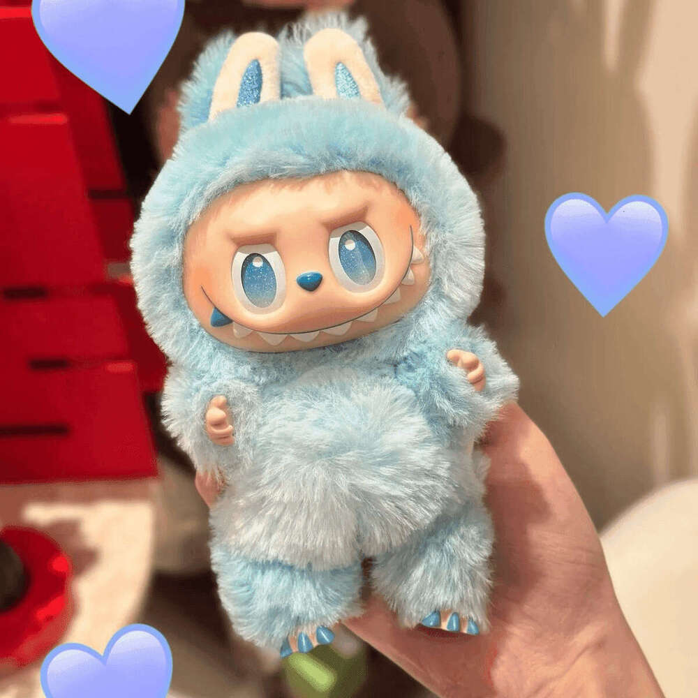 Guochao Play LABUBU Front High Energy Labubu Third aron 3rd Generation Vinyl Plush Doll