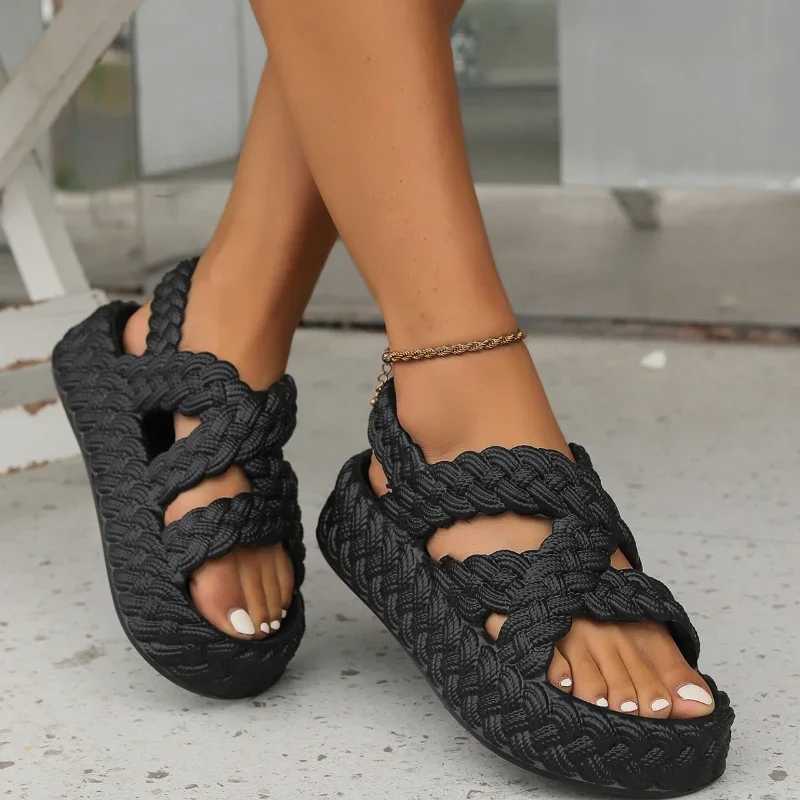 2025 New Platform Sole Hollow Open Toe Womens Sandals Summer Fashion Casual Elegant and Comfortable Running Shoes NO 806-1 Z250617