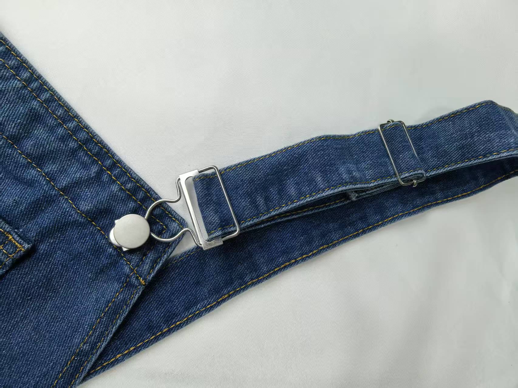 Men's Denim Cargo Shorts with Adjustable Shoulder Straps Men's denim overalls a wide range of styles