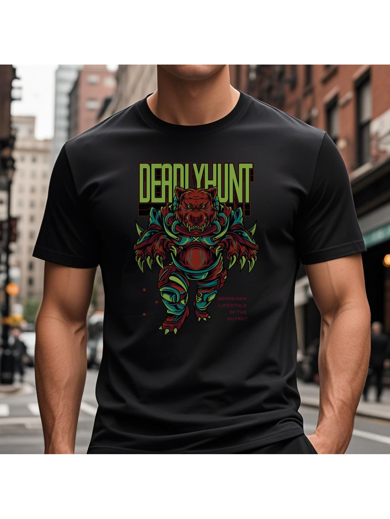 Dongdumaoyi Adult S-3Xl White T Shirts Round Collar Men 180G Tiger Graphics Black Short Sleeve Cotton f4b8