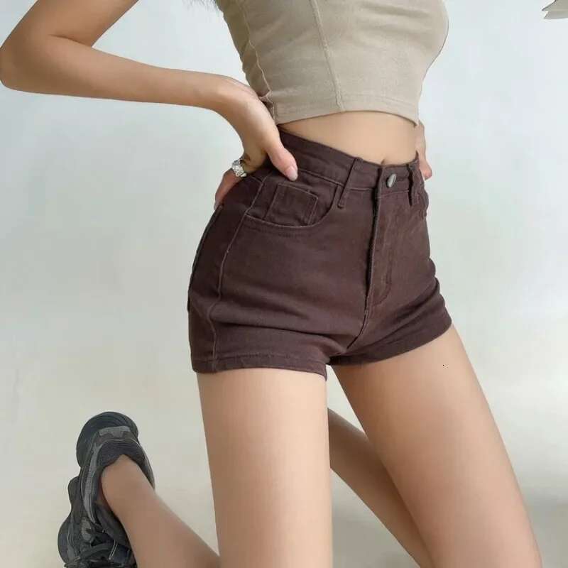 2025 New In Tight Sexy Denim Shorts for Women Fashion Clothing XL Summer Flowy 2000s Clothes Y2k Normal Short Jean Pants Woman