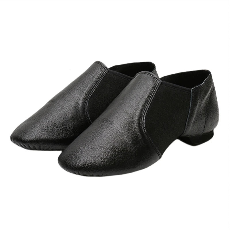 Genuine leather jazz dance shoes kids shoes for men and women dance shoes salsa neo bow slip on jazz ballet shoes belly 250613