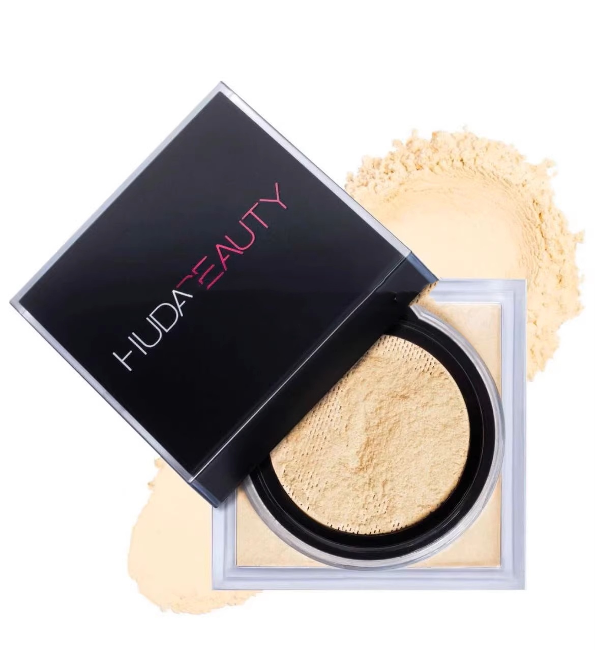 HUDA Beauty 4 Colors Makeup Setting Powder 20g Face Loose Baking Setting Powder Poudre Easy Bake Fixation Natural Face Finishing Oil-control Beauty Co