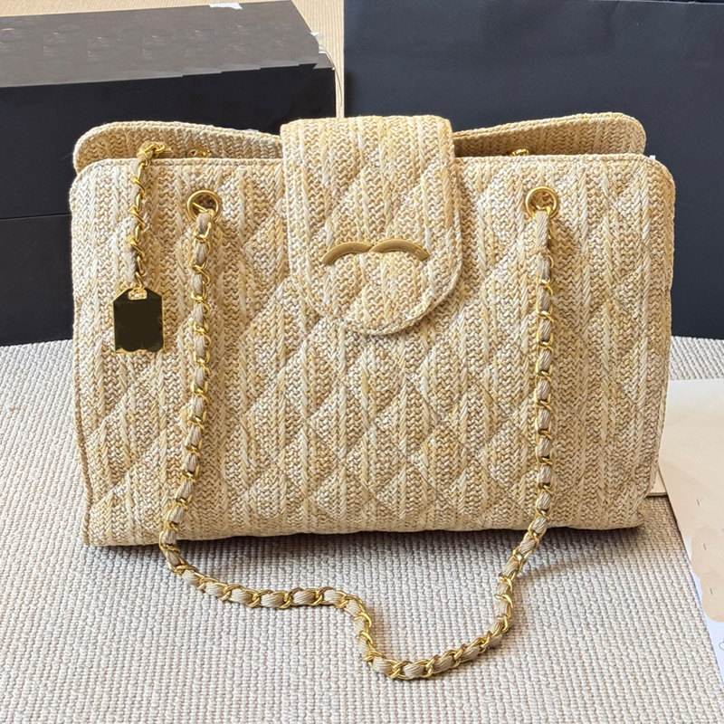 Tote Bag Designer Women Woven Bag Raffias Hand-Embroidered Straw Bag Luxury Beach Bag For Lady -15 High Quality Shoulder Bag Handbag Knitted Purse DSD2506176