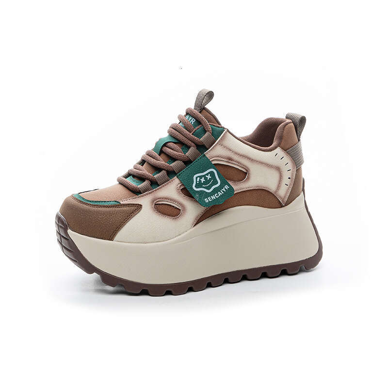 Platform Height Increasing Dad Sneakers 2025 Spring Internet Celebrity Hot Casual Fashion Versatile Sports New Shoes For Petite Women