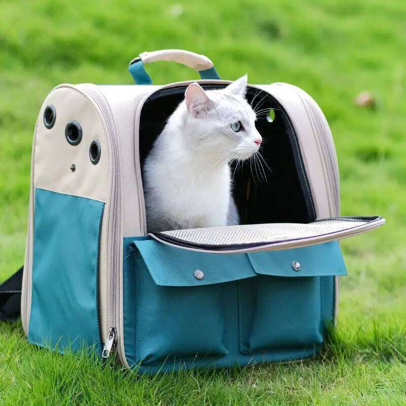 Designer Bag Pet Portable And Small Dogs Outdoor Foldable Ventilated Design Large Cat Dog Backpack Carrier Bag