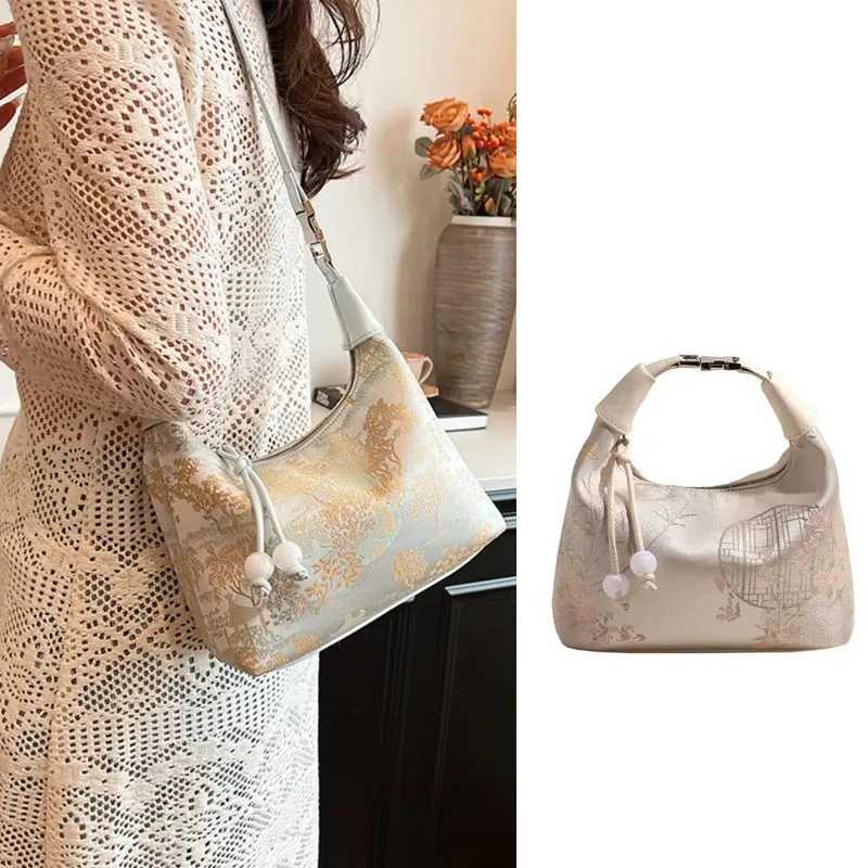 Design Chinese Style Small Crossbody Bags for Women 2025 Designer Fashion Handbags and Purses Sweet Shoulder Bag Z250617