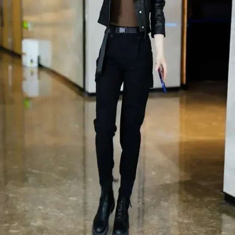 Long Pencil Harem Womens Pants Korean Fashion Y2k Streetwear One Size G Classic Aesthetic Casual High Quality Female Trousers