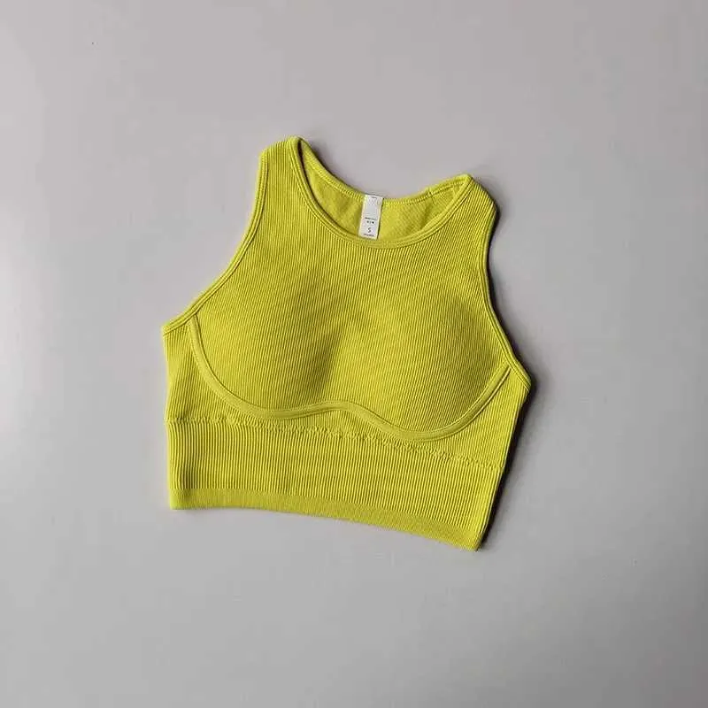 Impact Sports Bra Womens Seamless Strap Top High Support Push Up Back Fitness Clothing Fitness Yoga Exercise Underwear Yoga Tank TopXJ250331