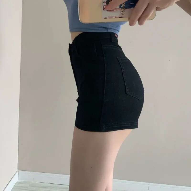 Female Short Jeans Pants Fashion Jorts Womens Denim Shorts Korean Style Trend 2025 Elegant XL Hot Flowy for Summer Outfits XXL