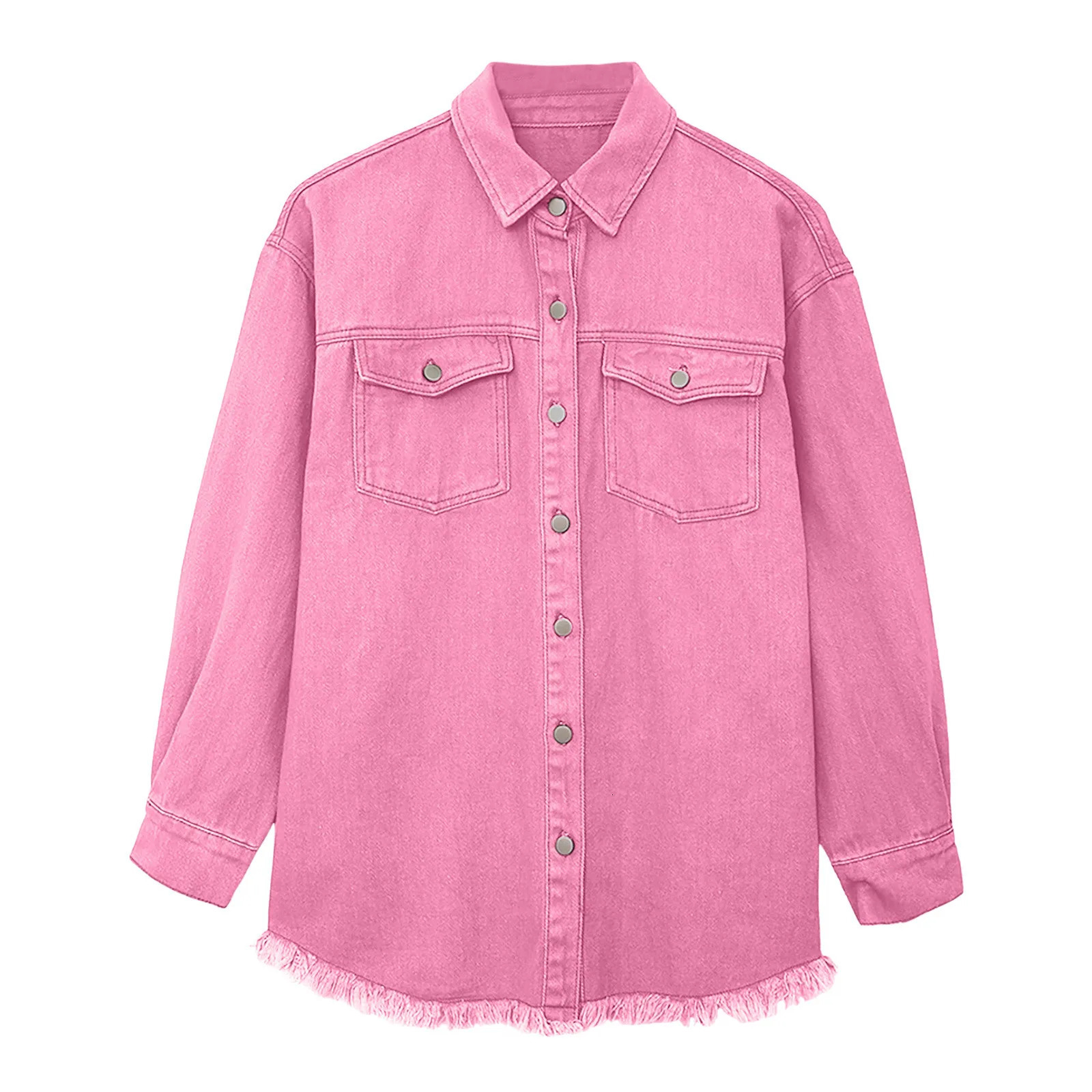 Women Fashion Washed Denim Jacket Autumn Winter Personality Street Coat Trendy Street Outdoor Casual Versatile Clothing 250616
