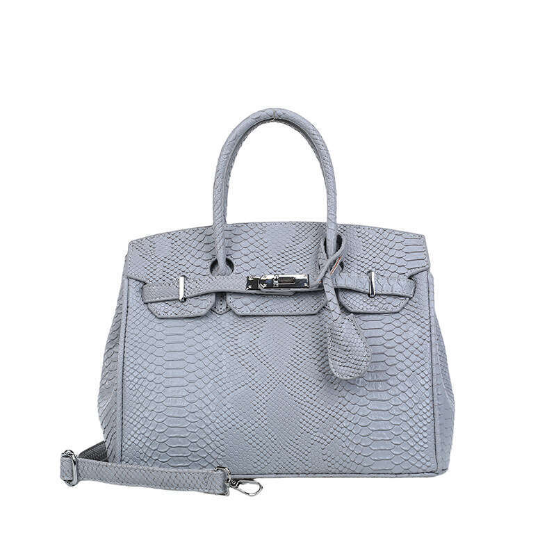 Snake Skin Pattern New for Women 2025 New Large Capacity Handbag Trendy Commuter Shoulder Crossbody Bag