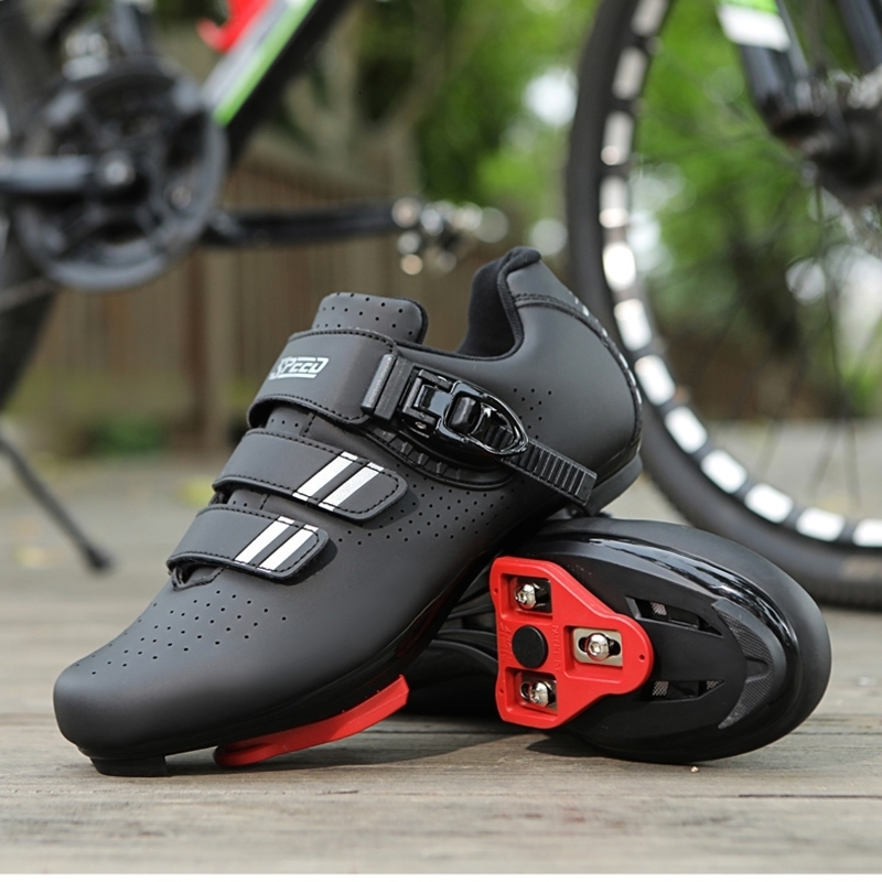 Mens Bicycle Shoes Compatible with Peloton Road Bikes Cycling and PreInstalled Triangle for w250528