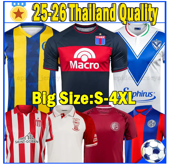 XXXL 4XL 2025 2026 Rosario Central Tigre Soccer Jerseys Lanus La Plata CETRE ALARIO MUNIAIN 25 26 San Lorenzo de Almagro Huracan Velez Sarsfield Men Football Shirts