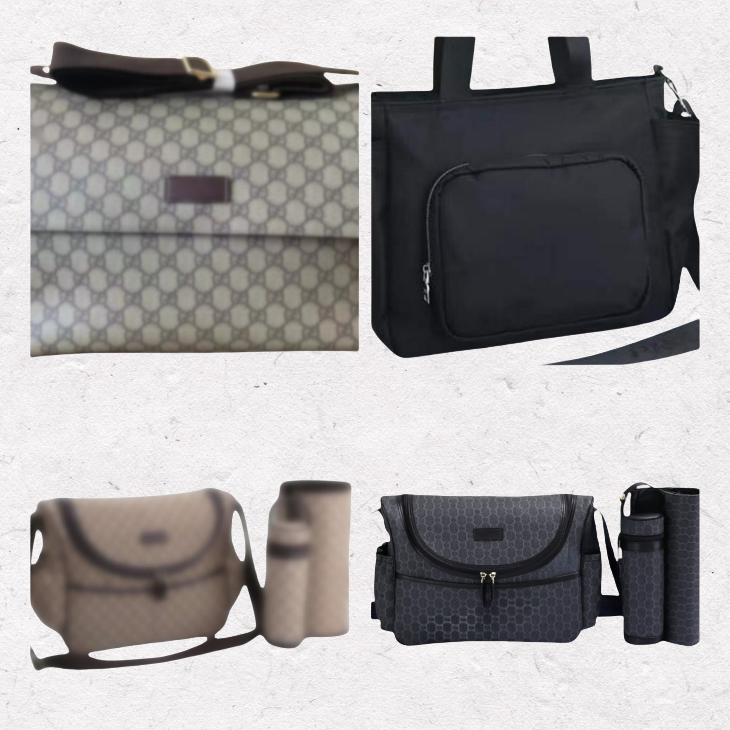 Hot baby bag Diaper Bags Waterproof Mummy Diapers infant Zipper Brown Plaid Print Backpack Messenger Nappy Stackers Container Maternity Multi-function Dad bag