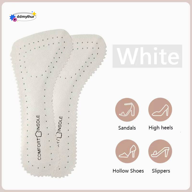 Latex Cowhide moisture-wicking and breathable Non-slip Pads Women Sandals High Heels Seven-point Shoes Insoles Arch Support Insole for Feet Shoe Sole 