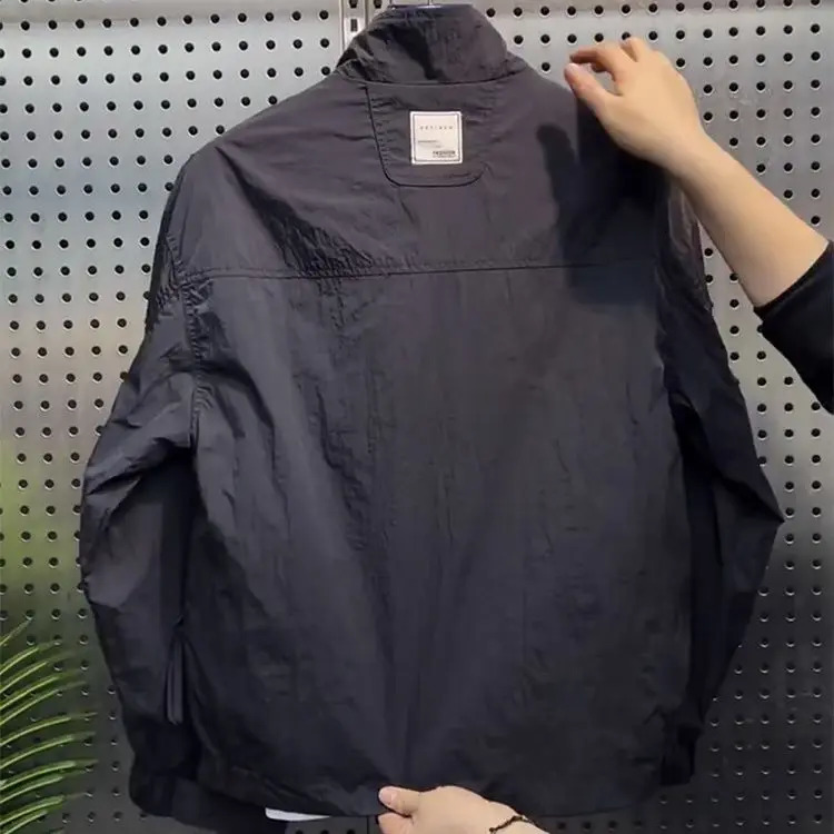 Workwear Jacket Mens Casual Versatile Trend Spring Collar Assault Jacket Mens Hooligan Handsome Youth Trendy Top 250617