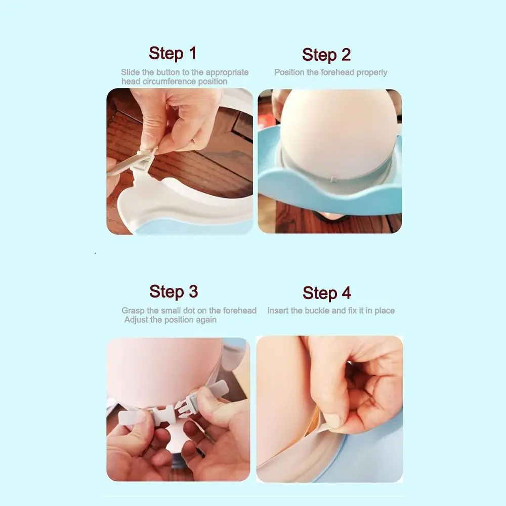 Adjustable Baby Shower Caps Waterproof Bath Visor Kids Boys Girls Shampoo Hat Protect Head Cover Ear Shield Wash Hair Cap 250617