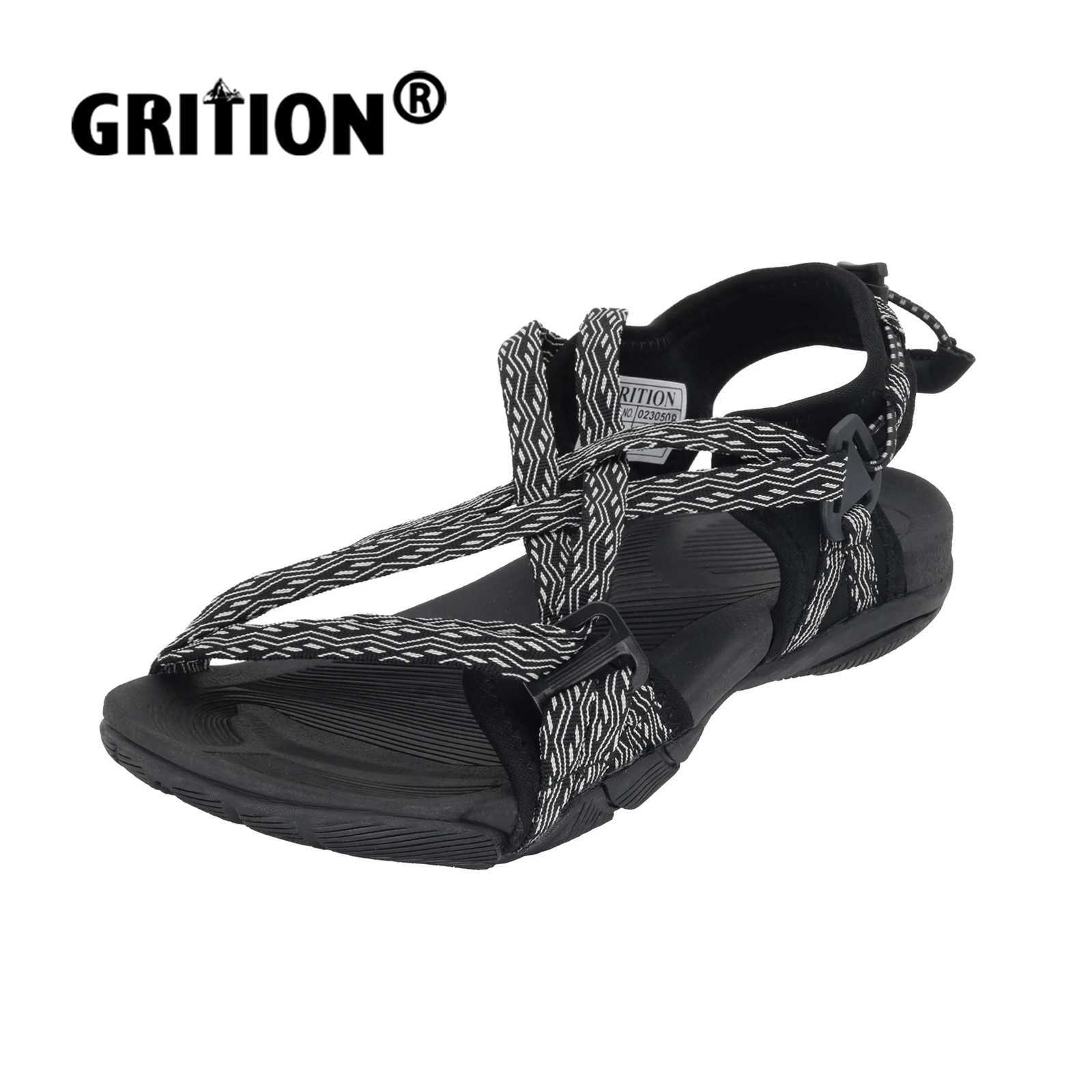 GRITION Women Sandals Quick Drying Soft Breathable Light Weight Non-Slip Casual Flat Fashion Yoga Shoes For Women 2024 Z250617