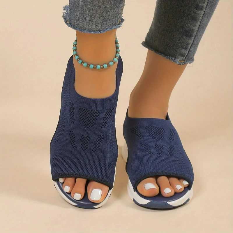 Women Summer Shoes Mesh Sandals 2025 Platform Beach Sandals Open Toe Wedge Sandals Roman Sandal Light Women Casual Sneakers New Z250617