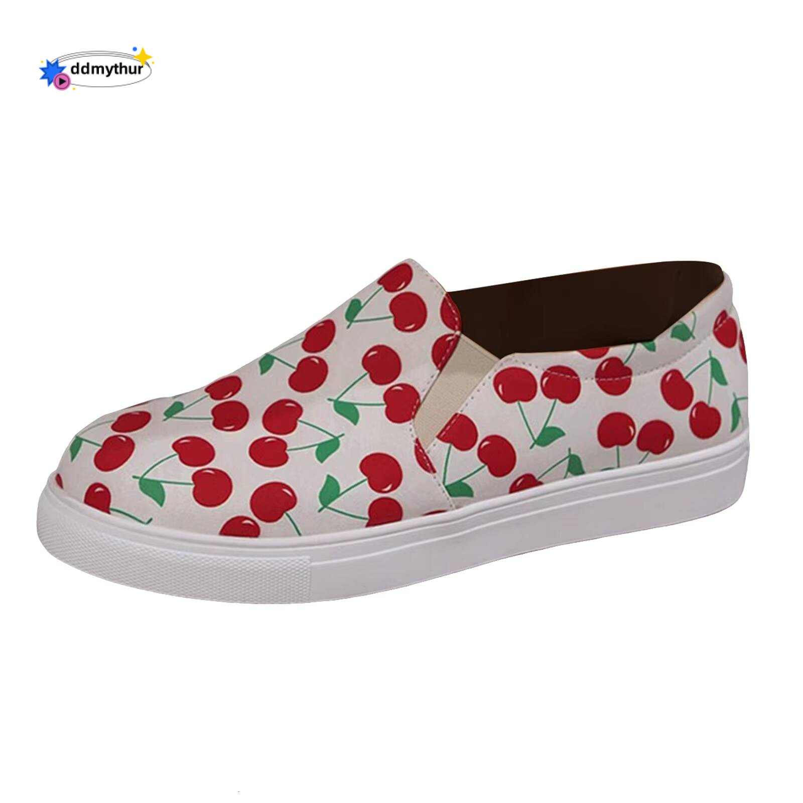 Summer Sandals For Women Ladies' Fashionable Flat Cherry Casual And Sports Wedding Shoes Bride ddmythur