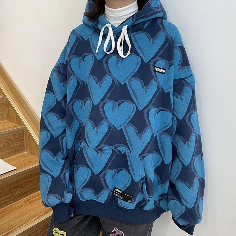 Kawaii Sweatshirts for Women Cute Female Hooded Tops E Harajuku Clothes Fashion Hoodies Autumn and Winter Korean Streetwear Y2k