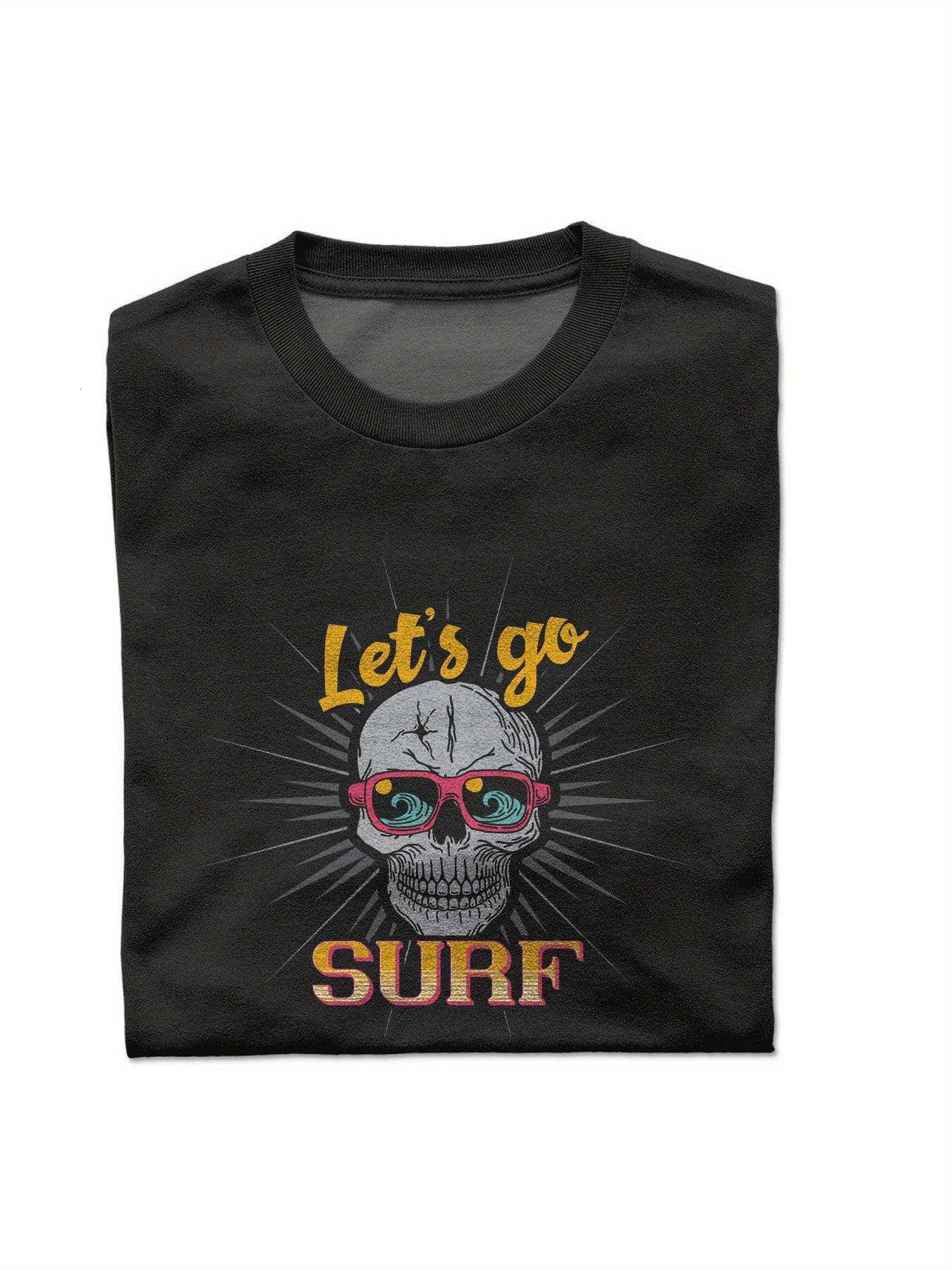 Dongdumaoyi Skull Adult T Shirts Black 180G Text Short Sleeve Men Round Collar White S-3Xl Cotton 5f48