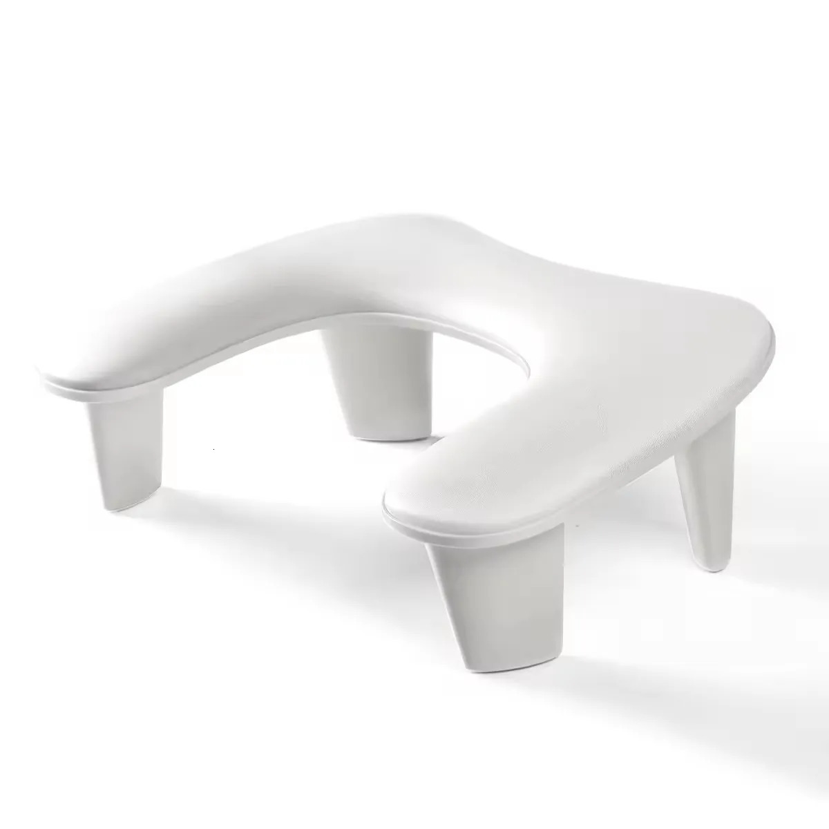 U-shaped Nail Art Hand Pillow PU Leather Detachable Stand Tilt Comfortable Nail Art Pad Two Hands Nail Art Tools 250612