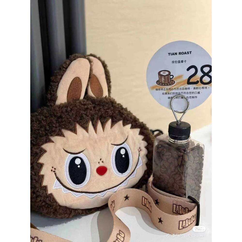 Designer Bag Labubu City Park Limited Crossbody Plush Wallet Mobile Ladies Card Love Cartoon Shoulder Bag Handbag Girl Gift