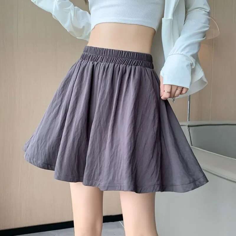 Baggy With Waist Pocket Short Pants Woman Loose Korean Style Shorts for Women Flowy Harajuku Fashion Clothing 2025 Youthful Kpop