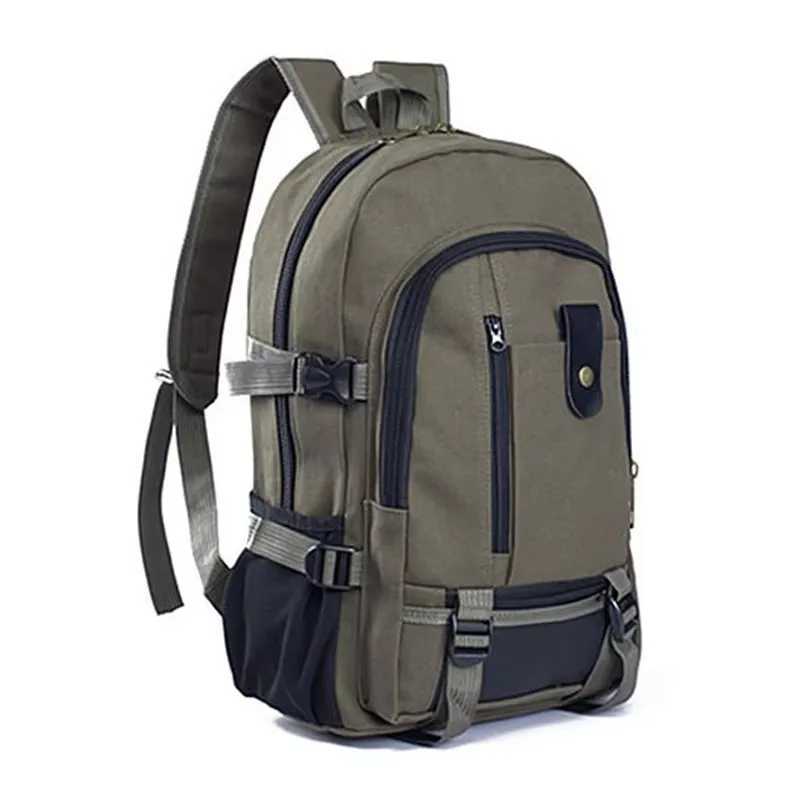 Travel Backpack Mountaineering Bag For Teenager Unisex Large Capacity Canvas Student Schoolbag High Quality Backpacks Z250617