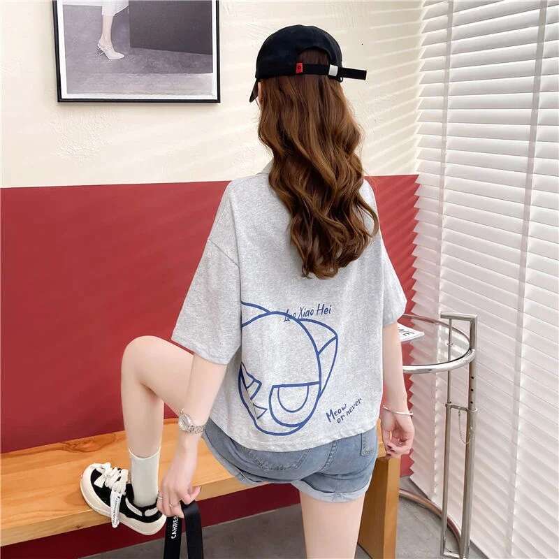 Summer Outfit Womens Polo Shirts Graphic Female Tee Original Fashion 2025 Polyester Pretty Korean Style Clothing New T-shirts