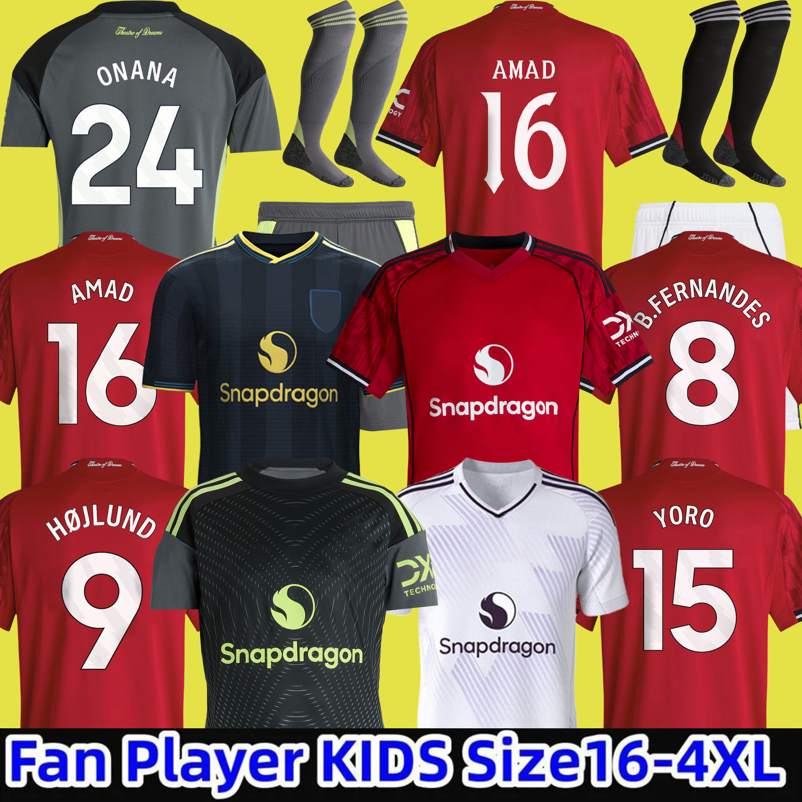 25 26 RASHFORD Stone Roses Soccer Jerseys GARNACHO HOJLUND MARTINEZ CASEMIRO football shirt B. FERNANDES men kids kits MAINOO ZIRKZEE AMAD 2025 ONANA Dalot