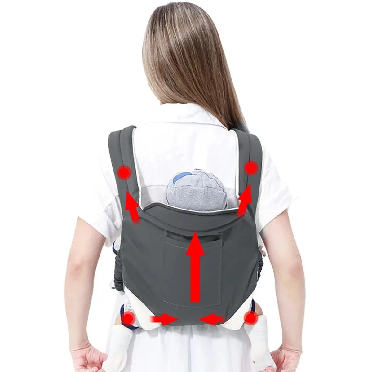 Portable Baby Sling Infant Bags Babies s Blet Breathable Backpack Kangaroo Bag Back Front Facing Baby Accessories 250617