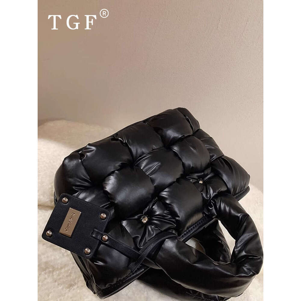 This Year s Trendy Crossbody Down for Women New Black Niche Designer Handbag Tote Bag
