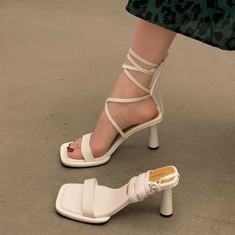 FAshion Strappy Super-high Heel Woman Shoes Daily Summer Korea Sandal on Sale 2025 Cheap Liquidation Sandals for Women Z250617