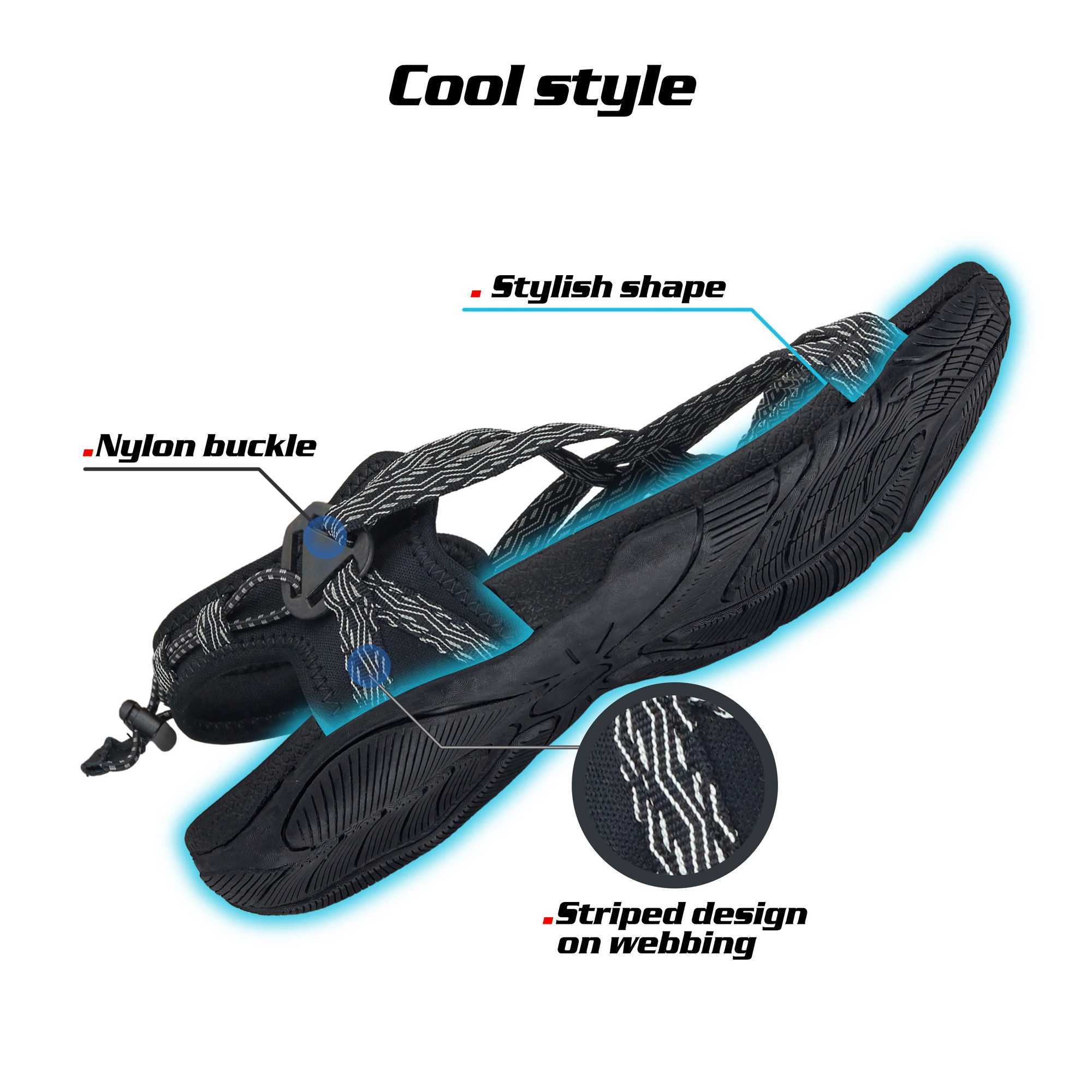 GRITION Women Sandals Quick Drying Soft Breathable Light Weight Non-Slip Casual Flat Fashion Yoga Shoes For Women 2024 Z250617