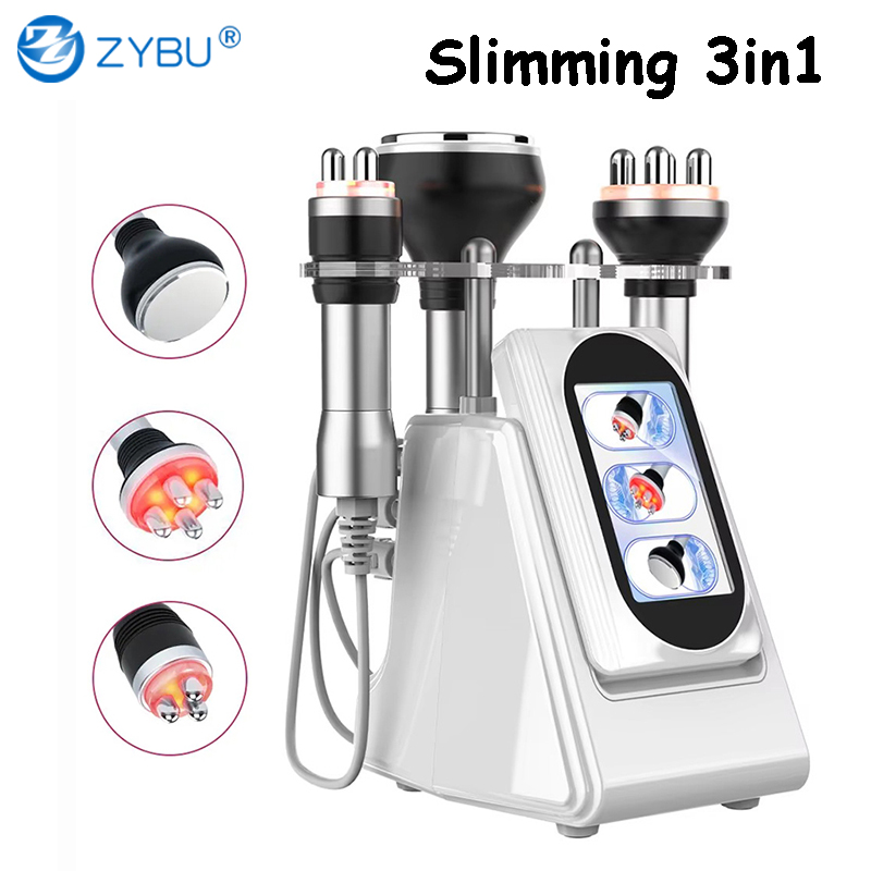 3 in 1 80k Body Slimming Machine RF Skin Tighten Beauty Device Ultrasonic Cavitation Belly Fat Removal Cellulite Reduction Face Lifting Anti Aging Wri