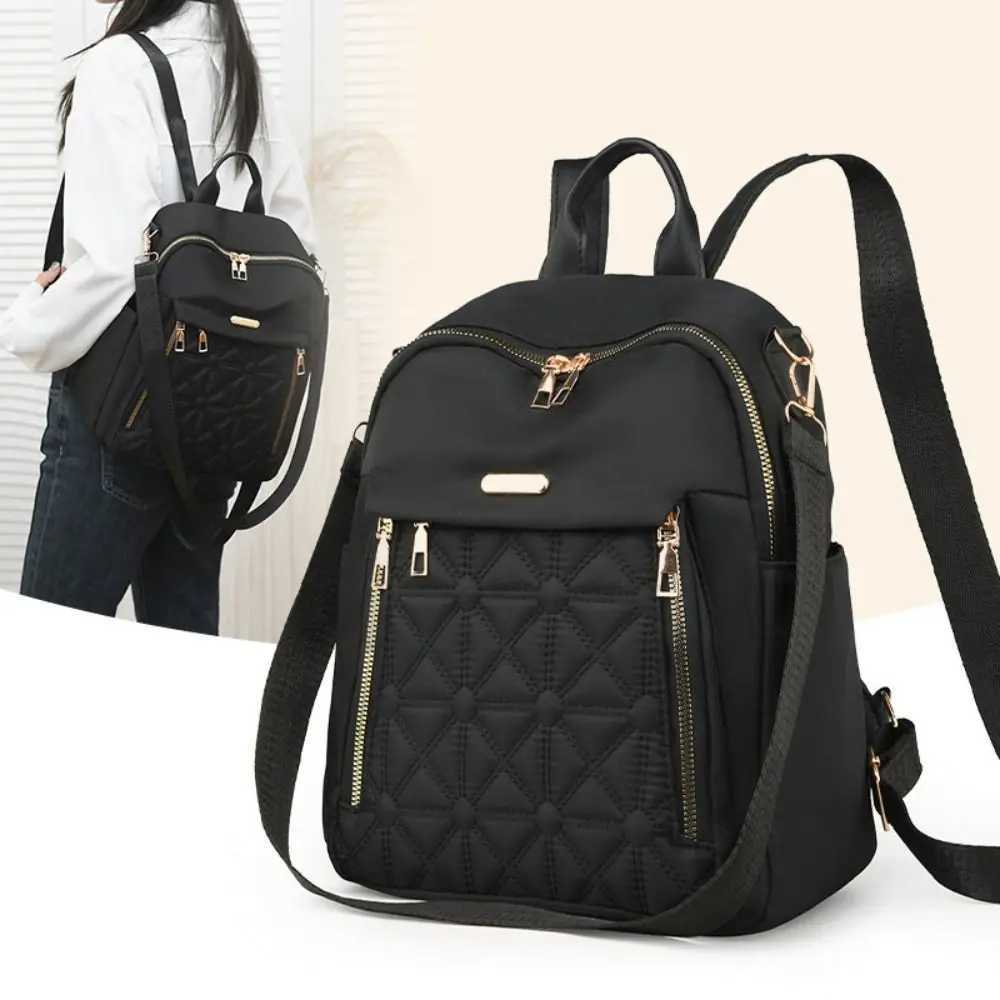 Fashion Nylon Backpack Multifunctional Large Capacity Student Bag Shoulder Bag Women Z250617