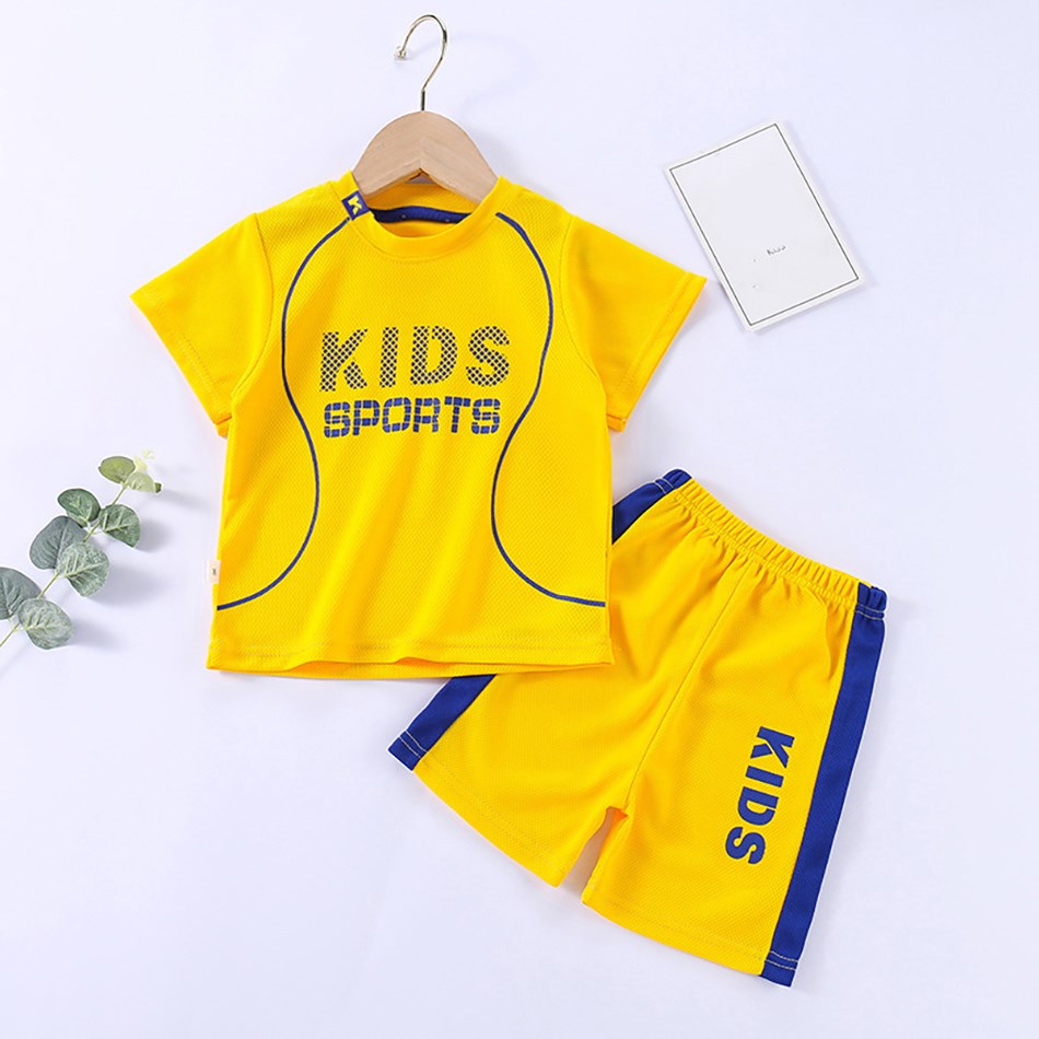 Children Clothing Sets Summer Short Sleeve Football Basketball Suit Clothing Set Boy Girl Jersey Quick Drying Breathable Kids Sports Wear