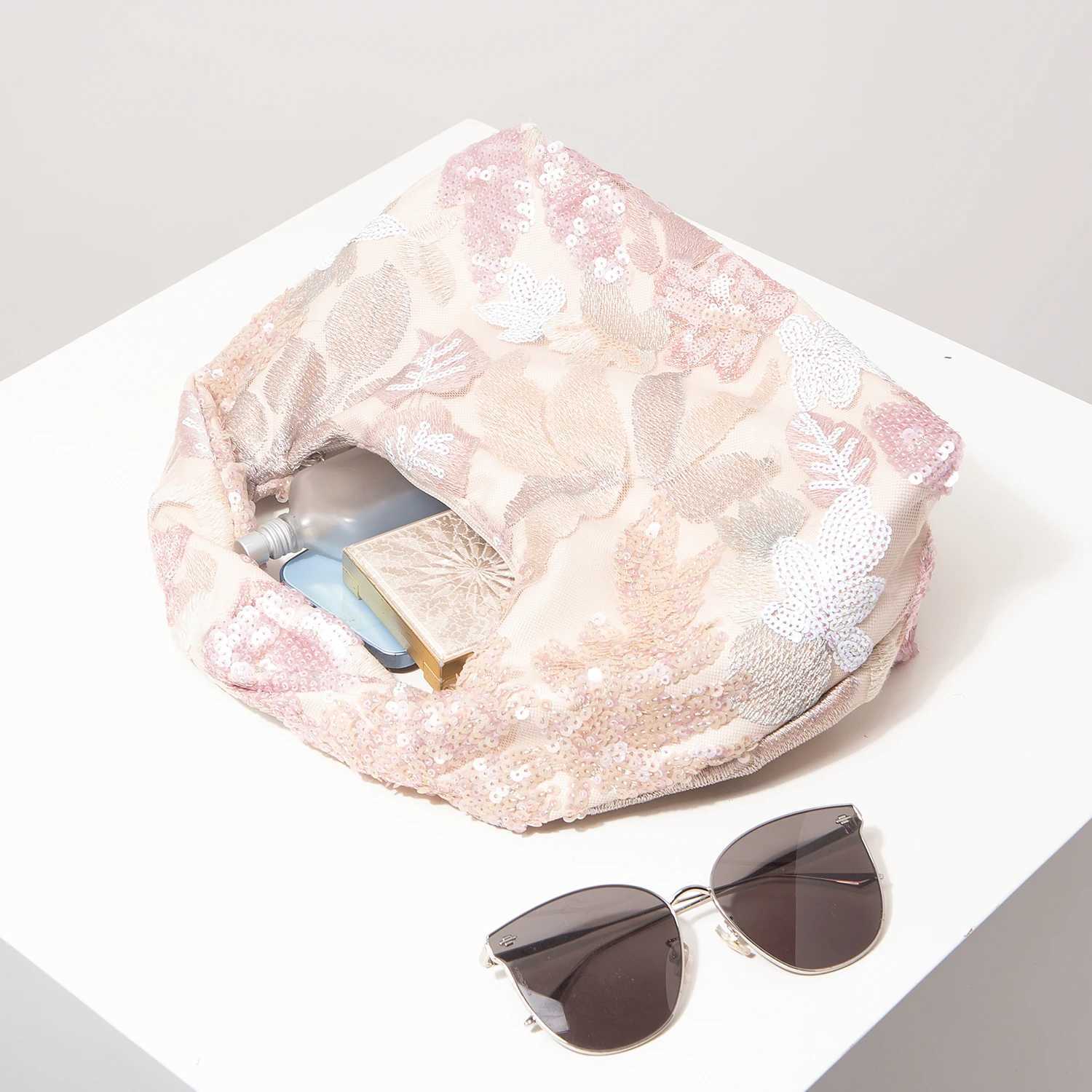 Sequin Handbags for Ladies Floral Bag Prom Bag Prom Dresses for Women Prom Accessories Bridal Party Elegant Bag for Women Z250617