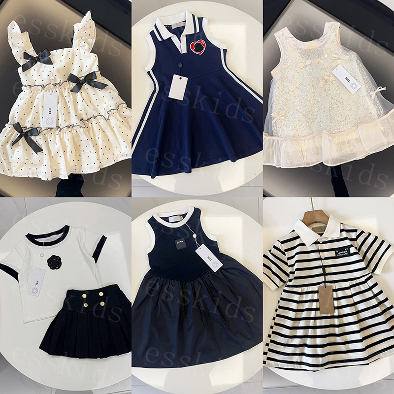 Princess Dress Baby Girls Skirts Designer Clothes For Kids Luxury A-line Skirt Children Dresses -8 Birthday Dress Girl Knit Skirt DPD2506172