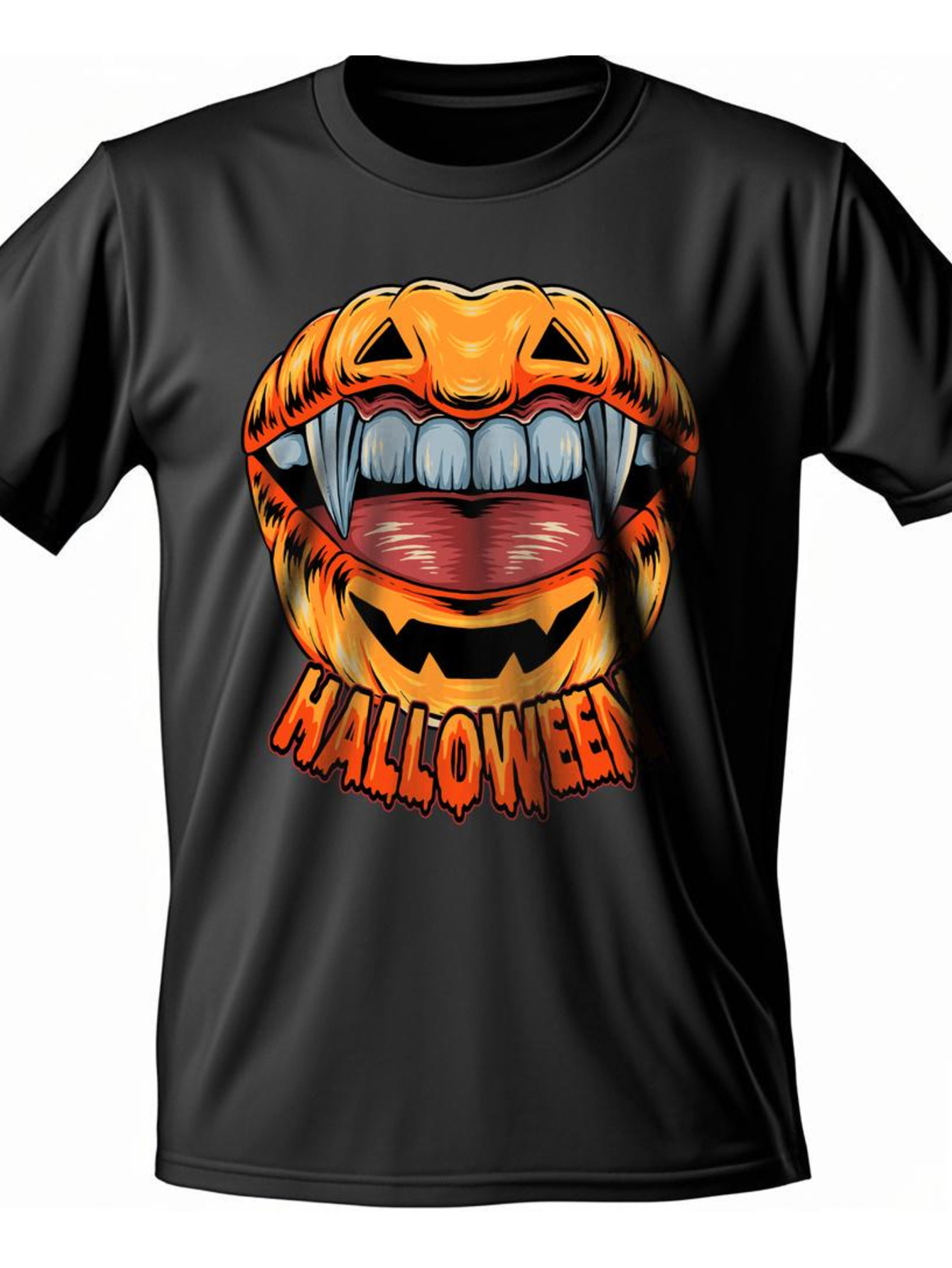 Dongdumaoyi Black T Shirts Round Collar Men Cotton Short Sleeve White Tiger S-3Xl Adult 180G Graphics Halloween 6f15
