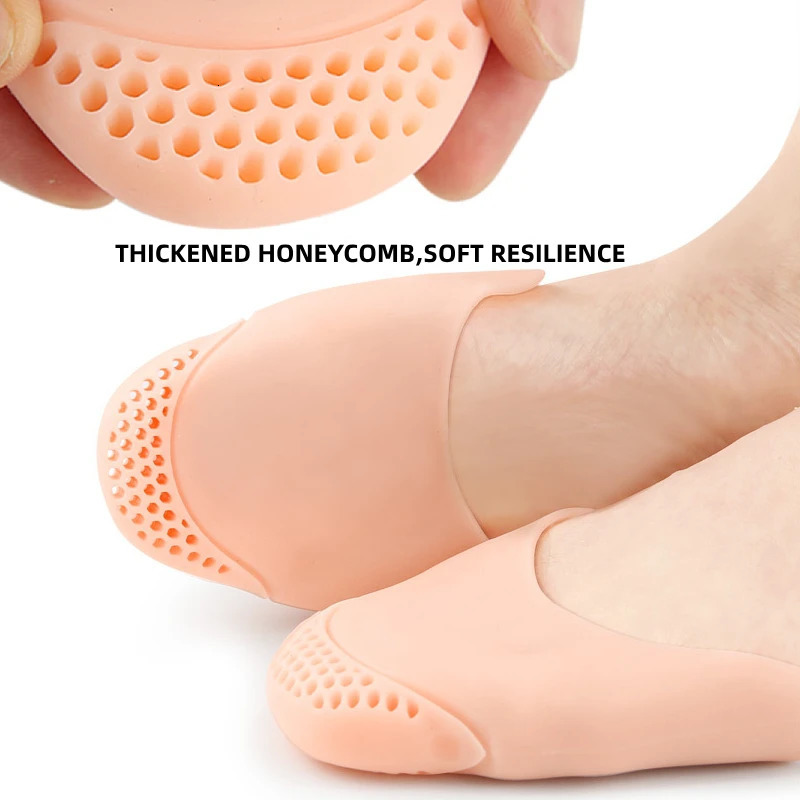 2pieces=1pair Silicone Gel Ballet Cushion Hallux Valgus Ortics Brace Shoes Protector Toe Foot Care Tools Bunion Corrector 250613