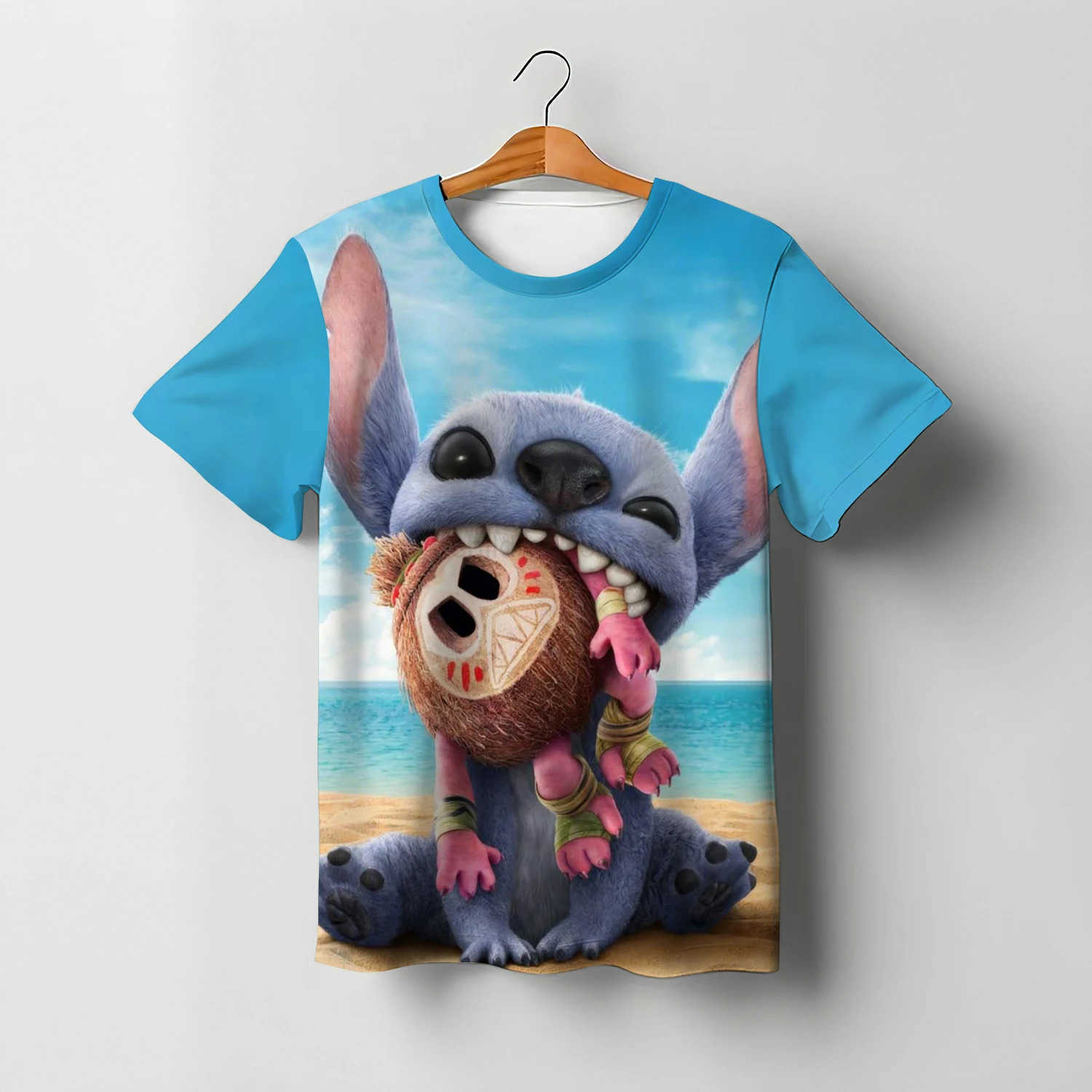 Disney 2025 Summer Fashion 3D Print Children Lilo Stitch 2025 Movie TShirt Casual Tees Teen Tops Kids Clothes Funny Sport Streetwear W250617